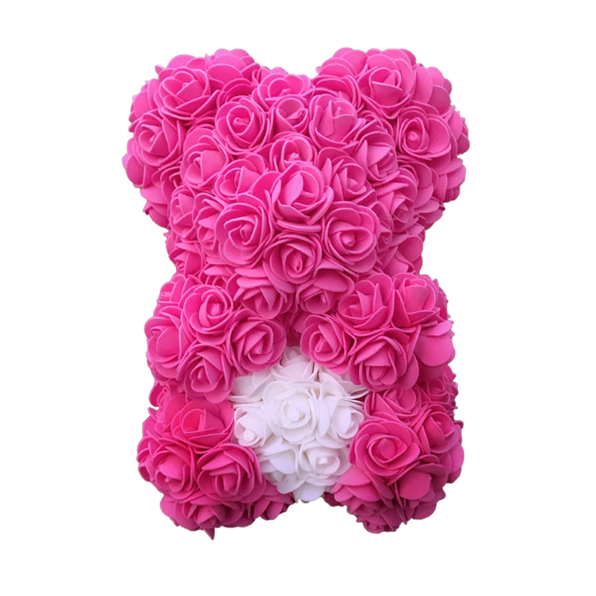 25cm Rose Teddy Bears Hearth Artificial Flower Bear For Women Valentine's Wedding Birthday Christmas Gifts