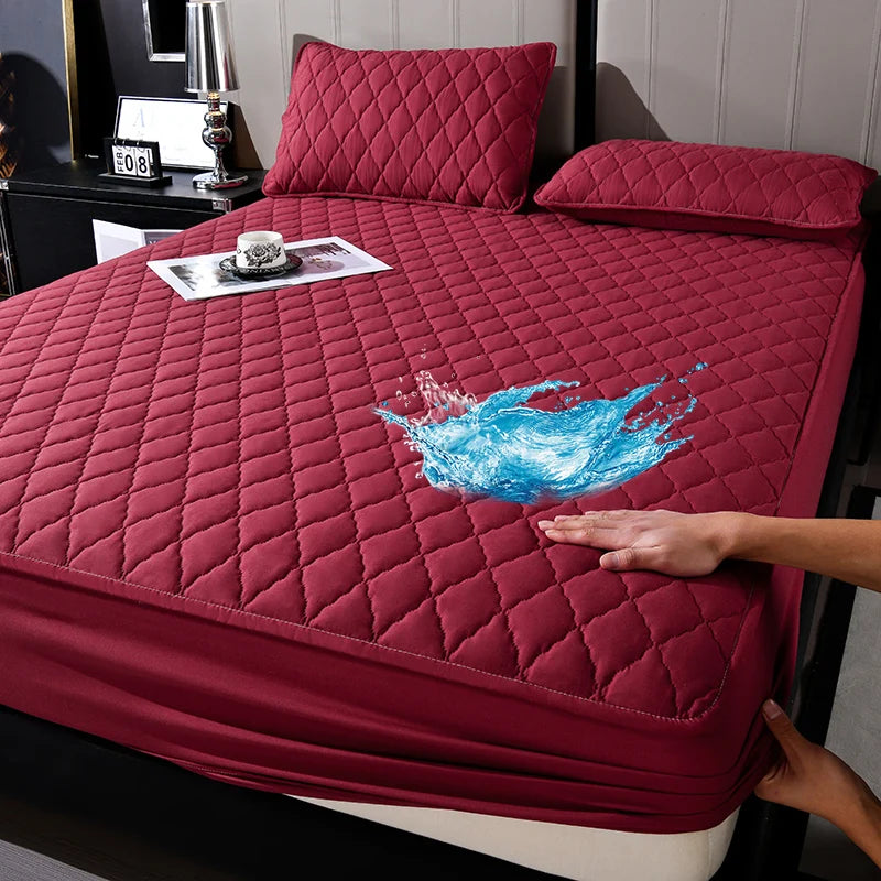 A Soft, Luxurious, High-Quality Mattress Cover  That Is Breathable and Cool, Liquid/Stain Resistant. a Mother's Day Family Gift. Machine Washable. Features Tight Elastic Edging, Pet-Friendly,