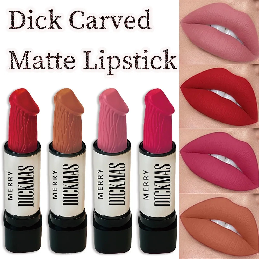 Secret Party Christmas Lipstick Long Lasting Matte Shimmer Silky Smooth Velvet Lipstick High Rendering Women Makeup Cosmetic