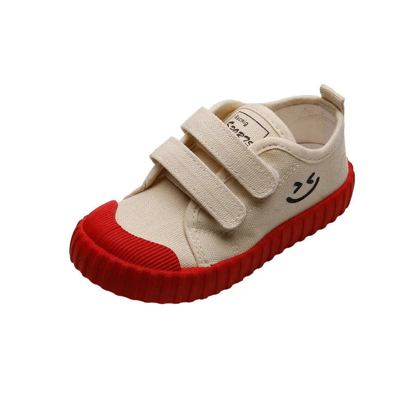 Children Canvas Shoe Candy Color Korean Style Kids Casual Shoes Toddler Girl Boy Breathable Soft Sole Board Shoes Tenis Infantil CB DROPSHIPPING