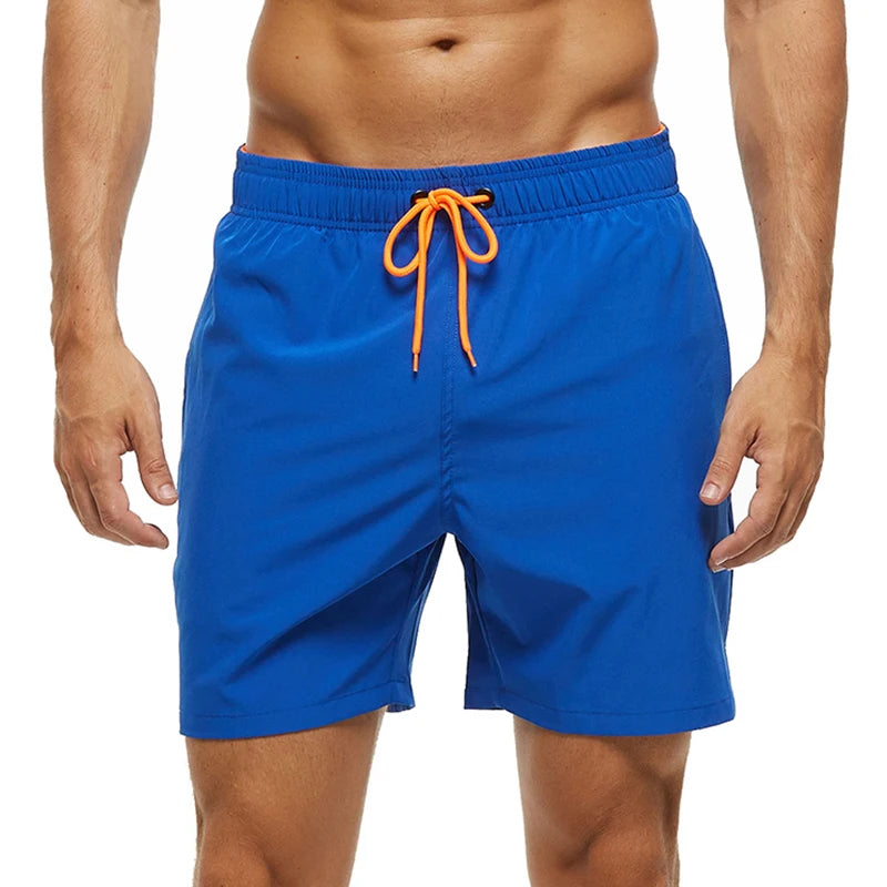 Escatch Brand Summer Swimming Shorts Men Fashion Sport Breathable Elastic Waist Mesh Liner With Pocket Bermudas Masculina Shorts