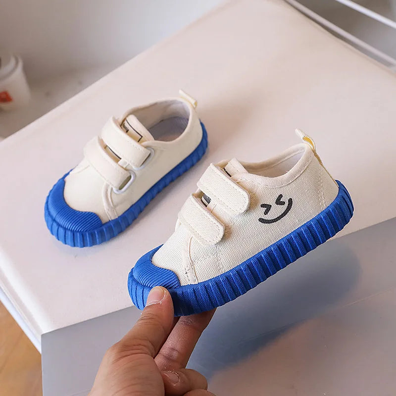 Children Canvas Shoe Candy Color Korean Style Kids Casual Shoes Toddler Girl Boy Breathable Soft Sole Board Shoes Tenis Infantil CB DROPSHIPPING