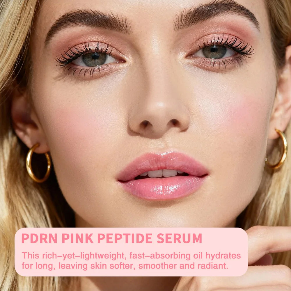 Salmon DNA PDRN Pink Peptide Serum Pink Glow Serum Remove Skin Darkness Hydrating Moisturizing Firming Korean Skincare CB DROPSHIPPING