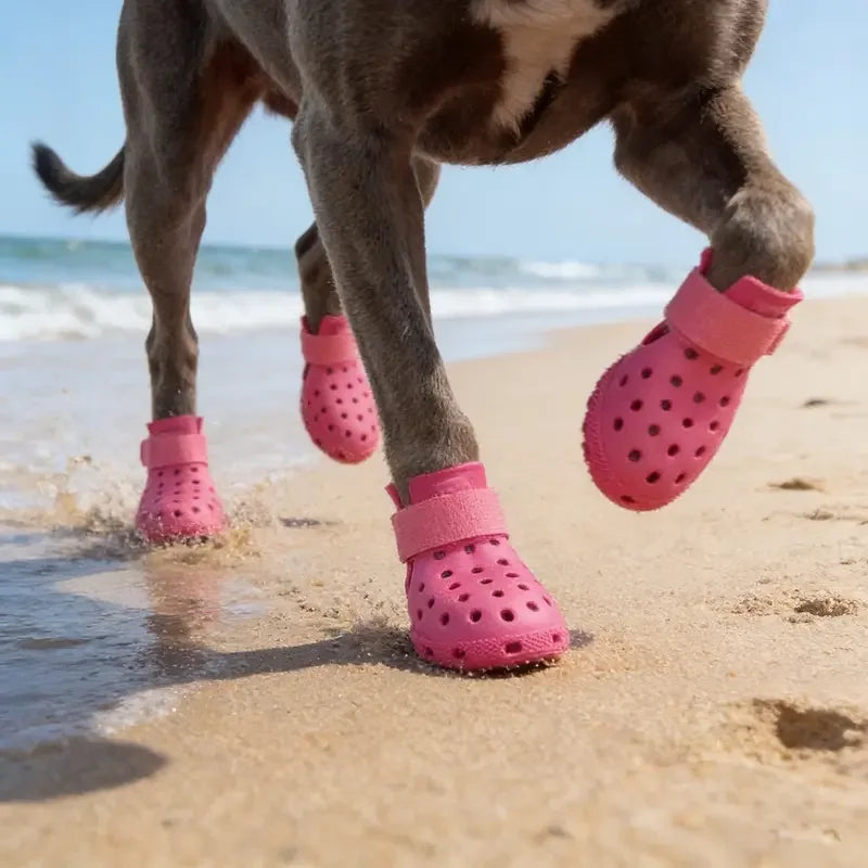 Pet Shoes Silicone Rain Shoes Dirt Resistant Slip Resistant Waterproof Dog Shoes Small Medium Dog Teddy Shoes CB DROPSHIPPING