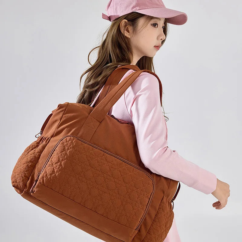 Personalized Large Capacity Mommy Bag for Women Tote Baby Diaper Nappy Bags Custom Baby Name Shoulder Solid Color Maternity Bags CB DROPSHIPPING