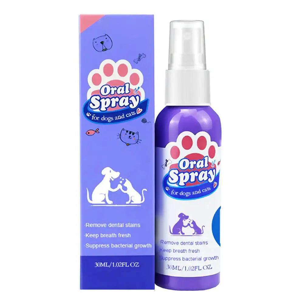 Pet Teeth Clean Supplies Pet Oral Repair Gel Pet Oral Care Spray Bad Breath Remover Teeth Cleaning Freshener Oral Deodorant