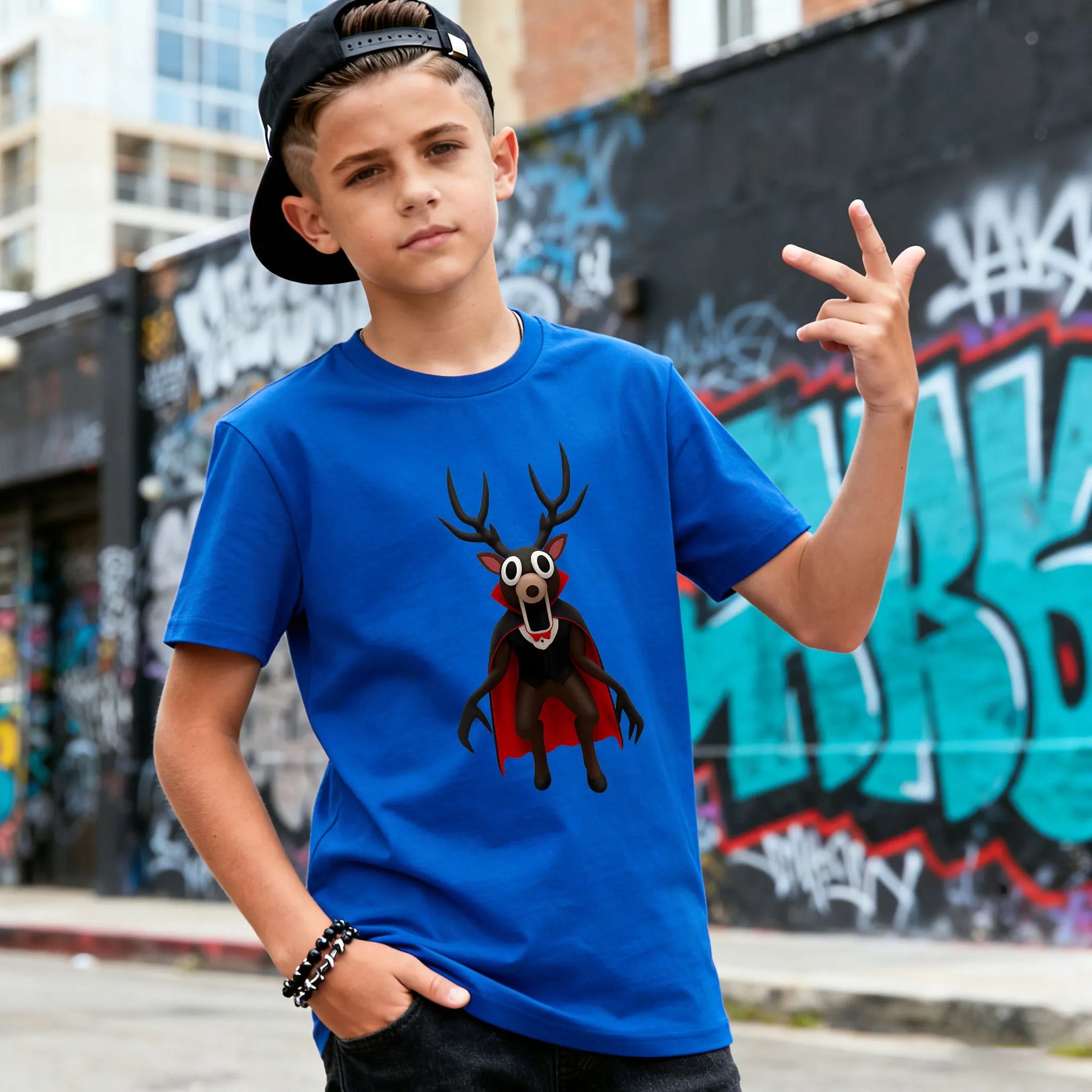 99 Nights in The Forest Inspired Deer Game Tee Perfect for Nature Lovers Birthday Gifts Fun Cute Cartoon Deer Kids T-Shirt Tops CB DROPSHIPPING