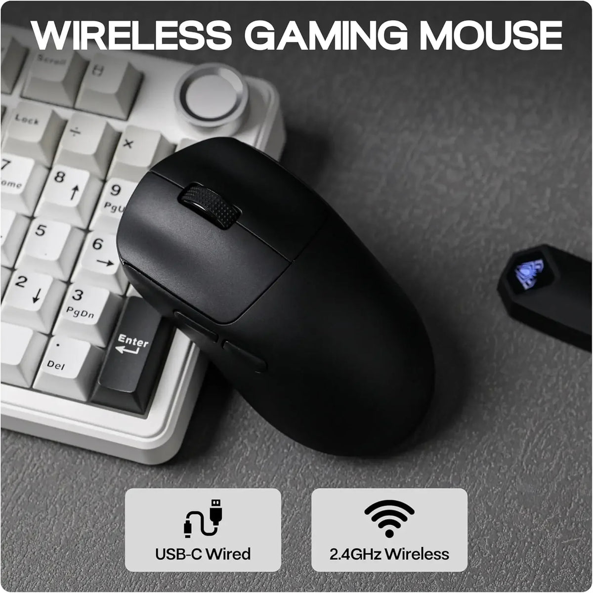AULA SC800 Gaming Mouse USB-C Wired/2.4G 37g Lightweight 8K Paw3395 Sensor Customized Mice PC E-Sports Gamer Accessories Gifts CB DROPSHIPPING