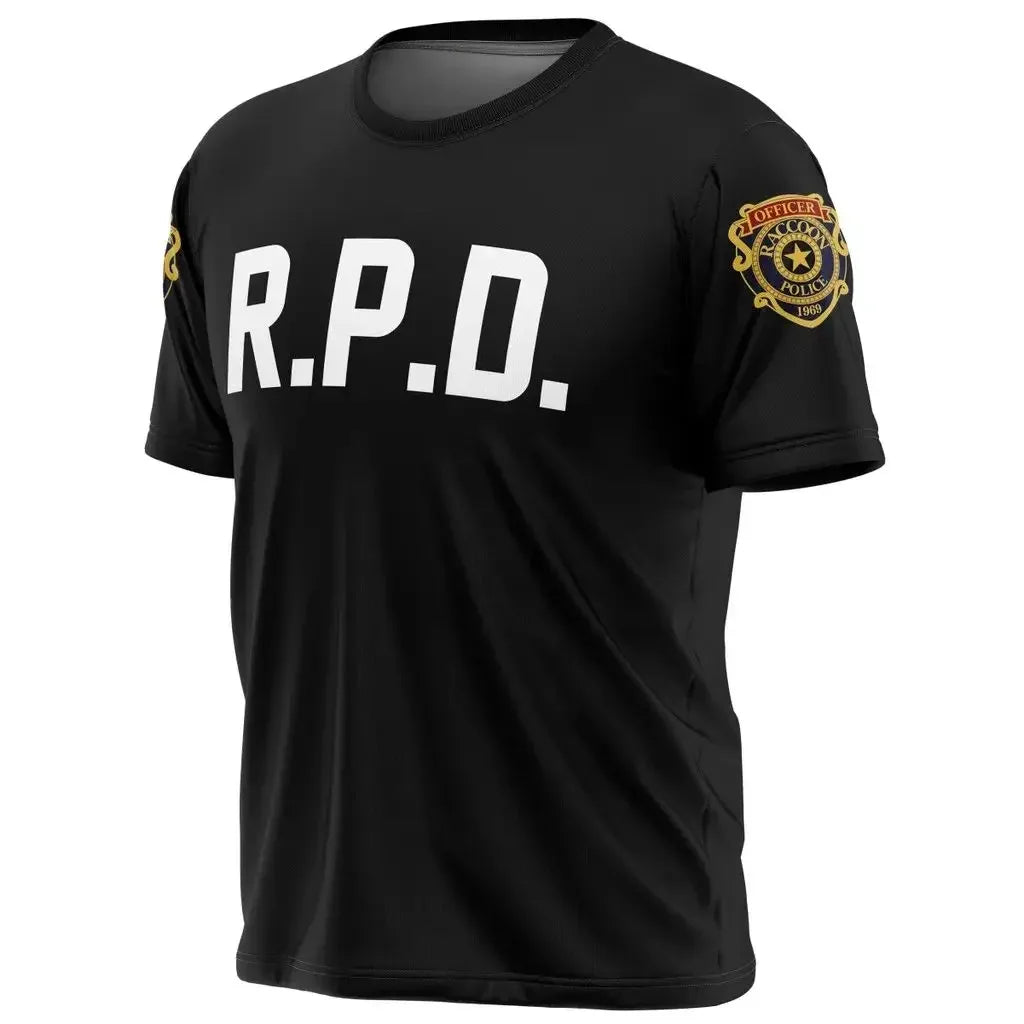 2026 Summer New Style Resident Evil Umbrella Corporation T - Shirt - Black Iconic Logo & Slogan 3D Printed Perfect for Game Fans CB DROPSHIPPING