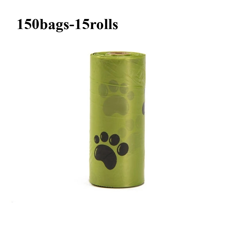15 Pieces/roll 22*30 Cm Biodegradable Poop Dog Bags - Thickened Dog Waste Bags for On-the-Go Outdoor Cleanup CB DROPSHIPPING