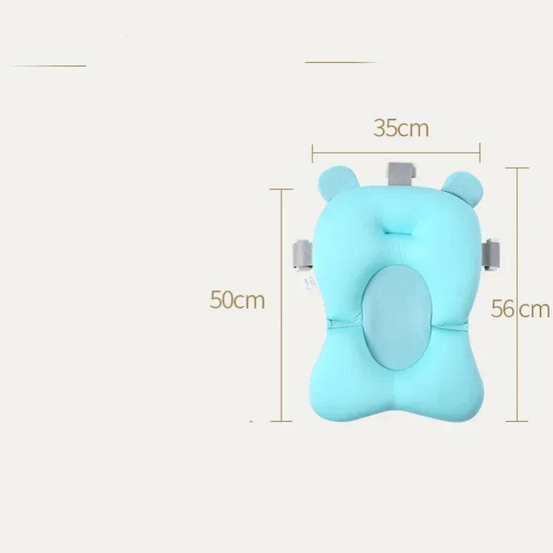 Foldable Floating Baby Bath Seat Pad Adjustable Bathtub Support Mat Shower Cushion Security Water Pad for Newborn Baby Bathing CB DROPSHIPPING