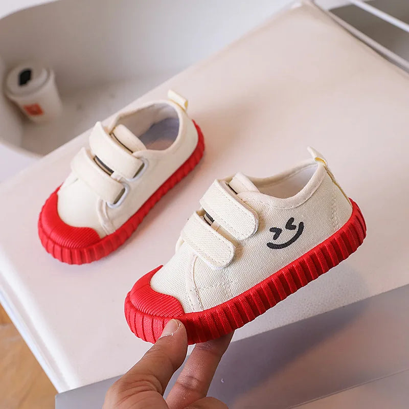 Children Canvas Shoe Candy Color Korean Style Kids Casual Shoes Toddler Girl Boy Breathable Soft Sole Board Shoes Tenis Infantil CB DROPSHIPPING