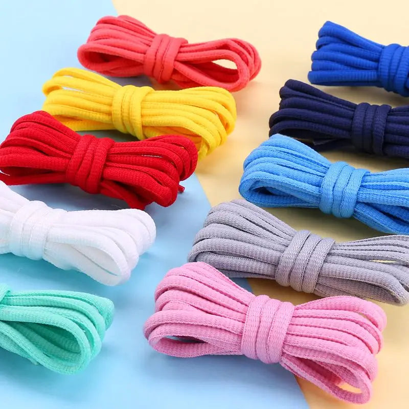 1Pair Round Athletic ShoeLaces for Sport/Running Shoes Shoe Strings Oval Shoe Laces 24 Color Half 100/120/140/160/180cm Shoelace