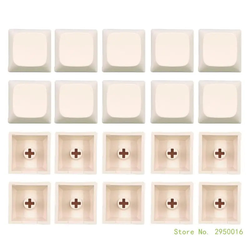 20 Pieces PBT Not Engraving Blank Keycap XDA Height 1U Dyeing Sublimation for Key Caps for Cherry Mx Switches CB DROPSHIPPING