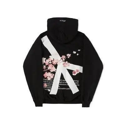 American Vintage Y2K Cherry Blossom Embroidered Hooded Jacket Womens Pink Zipper Coat with Floral Tree Graphic Streetwear