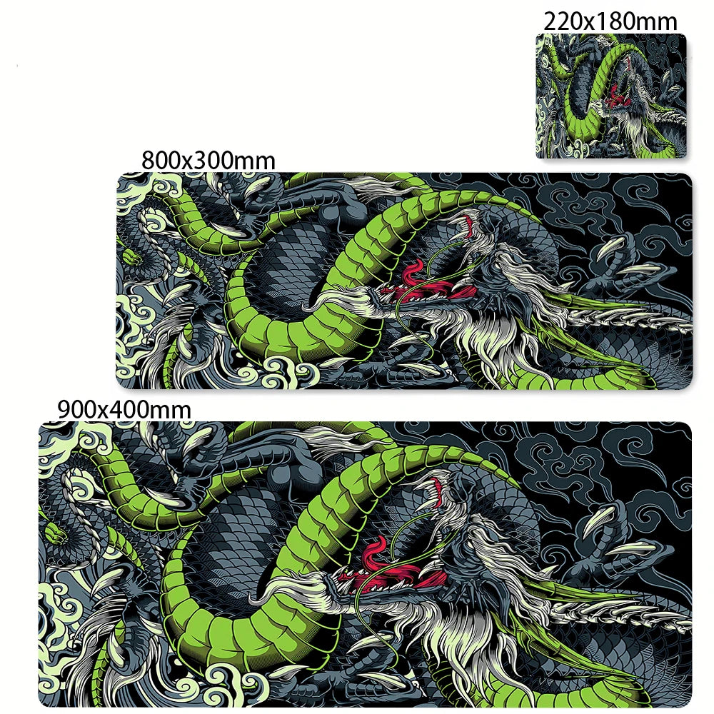 Black and White Dragon Large Mouse Mat Gaming Mousepad Big Rubber Base Mouse Pad Purple Deskpad Eyboard Mats Mousepads 400x900 CB DROPSHIPPING
