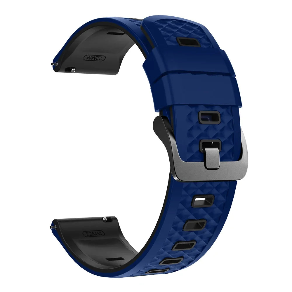 22mm Sport Slicone Strap For OnePlus Watch 3 2 2R 46mm Soft Bracelet For OPPO Watch X X2 4 Pro/Mi Watch 2 Pro S4 S3 S1 Watchband CB DROPSHIPPING
