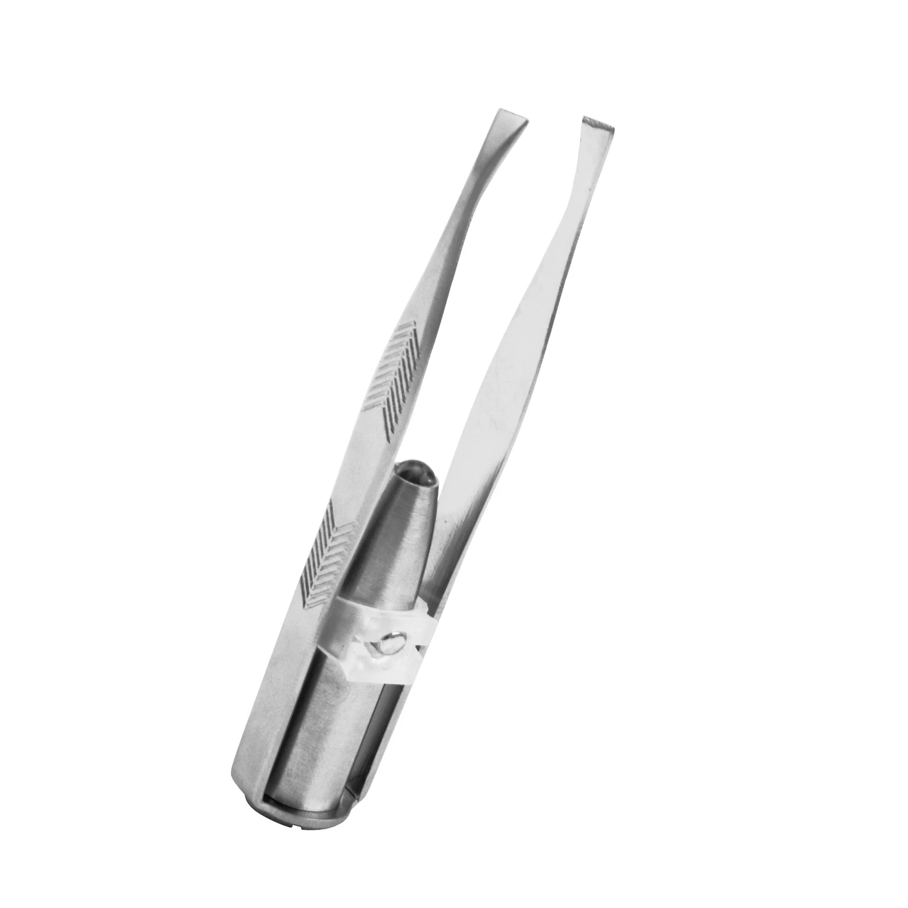 1pcs Hot Sales Portable Stainless Steel Button Cell Smart Design Eyebrow Hair Remove Tweezer with LED Light Makeup Tool CB DROPSHIPPING