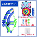 Sticky Ball Dartboard Montessori Throw Sport Slingshot Target Animal Dinosaur Sports Toys Educational Indoor Outdoor Game