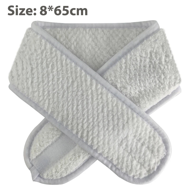 Adjustable Makeup Headband Soft Fleece Face Wash Towel Bath Spa Facial Hairband Skincare Beauty Head Wrap Accessory CB DROPSHIPPING