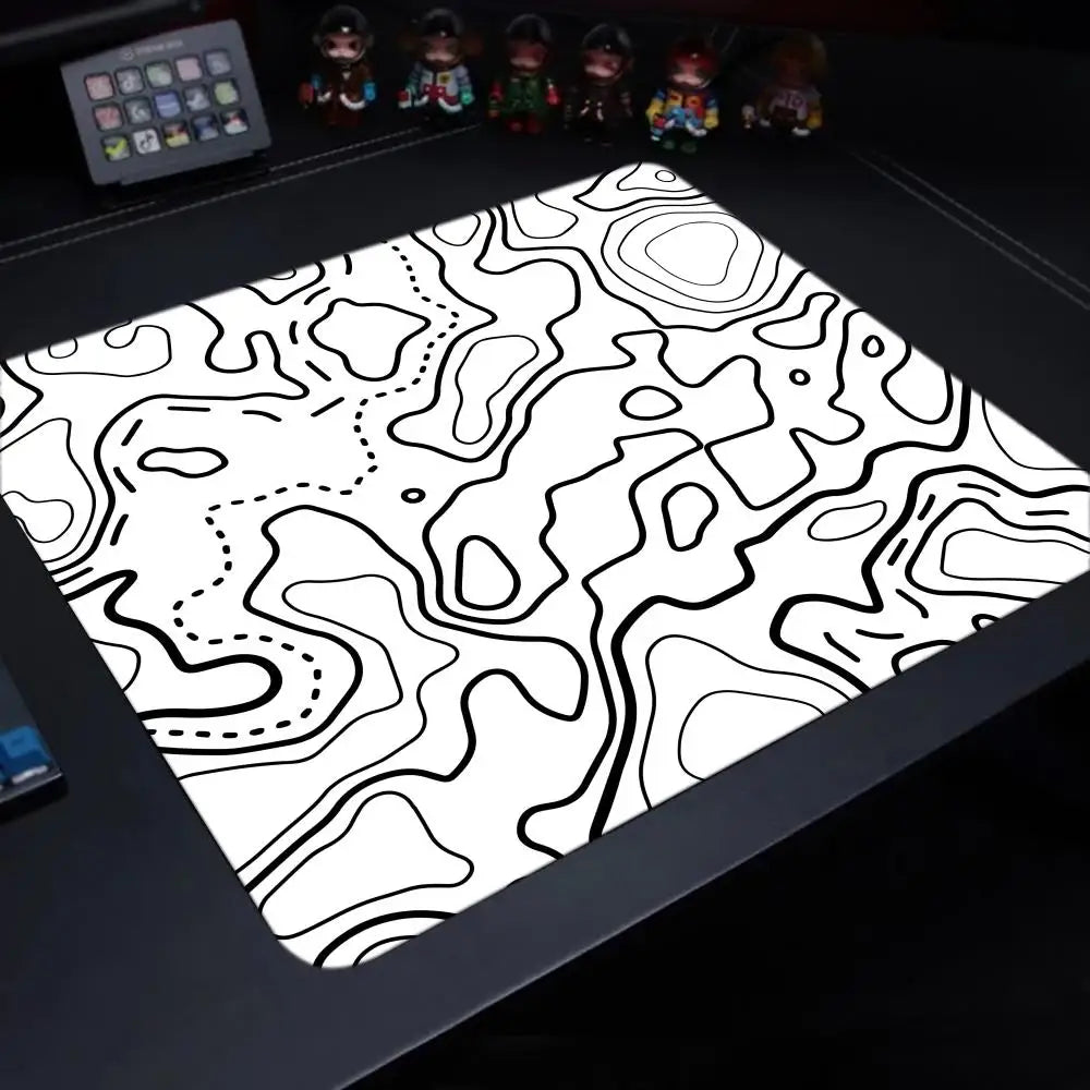 Fluid Mouse Pad 22X18 40X45 Square Computer Accessories Office Game Table Mats Rubber Anti-slip Mousepads Small Decor Desk Pads CB DROPSHIPPING