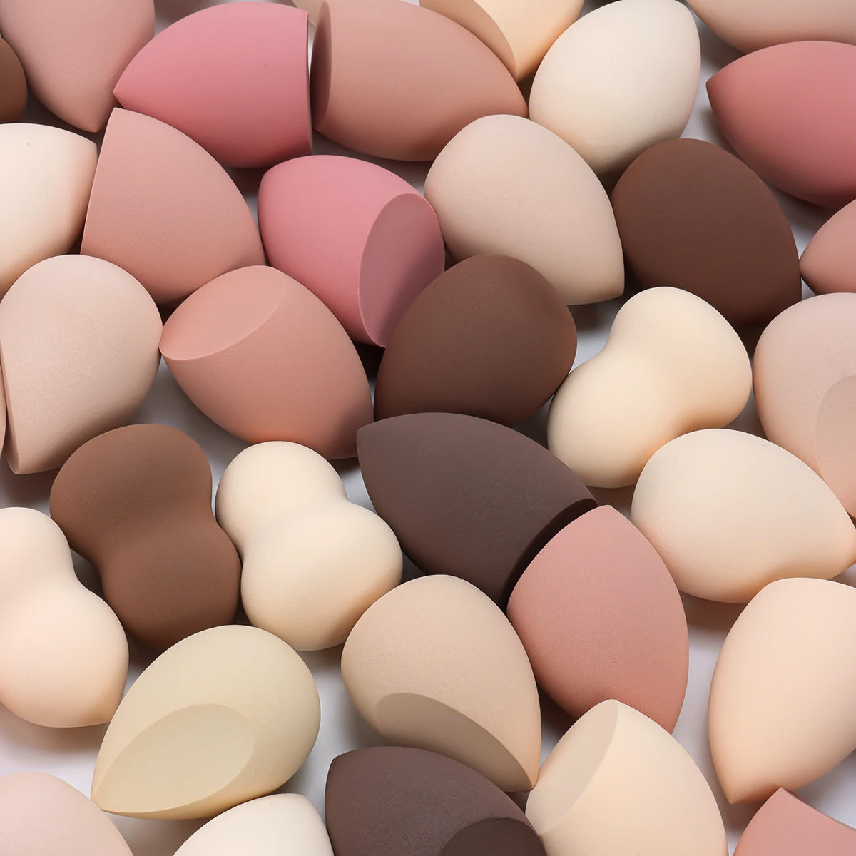 3/8/12/16/24/32/48Pcs Milk Coffee Makeup Sponge, Suitable for Applying and Setting Makeup, Suitable for All Skin Types CB DROPSHIPPING