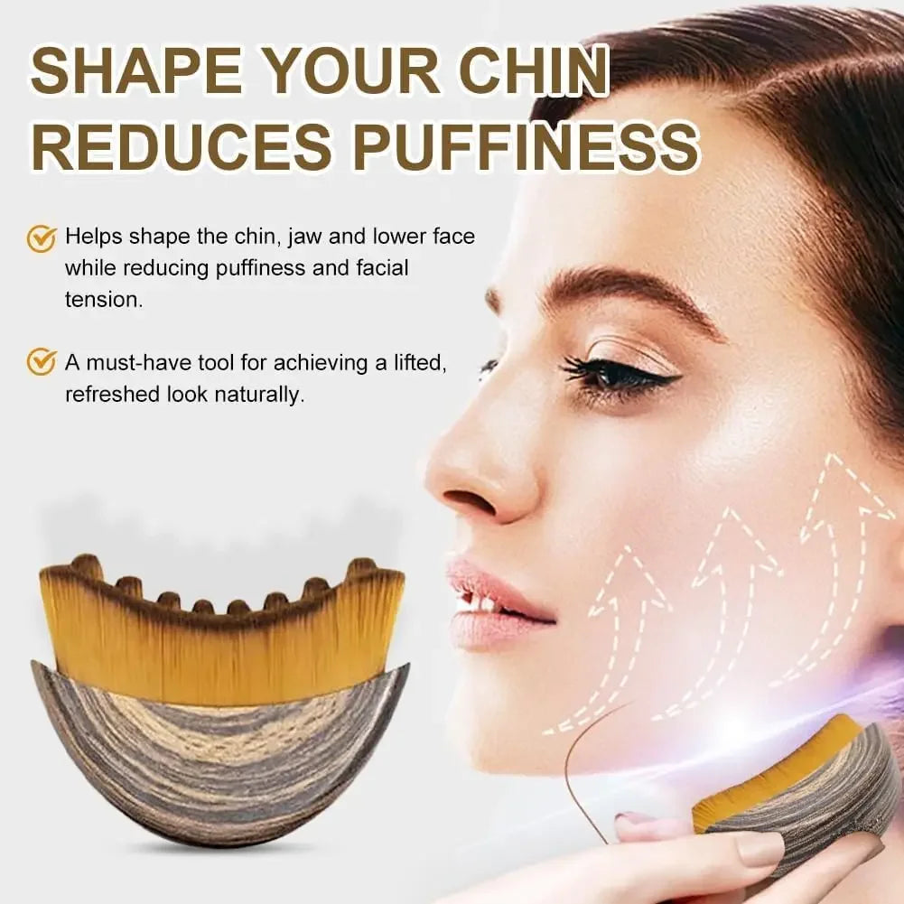 Lymphatic Contour Face Brush,Chin &Jawline Sculpting,Drainage Massager for Face,Ergonomically Designed to Fit The Skin Precisely CB DROPSHIPPING