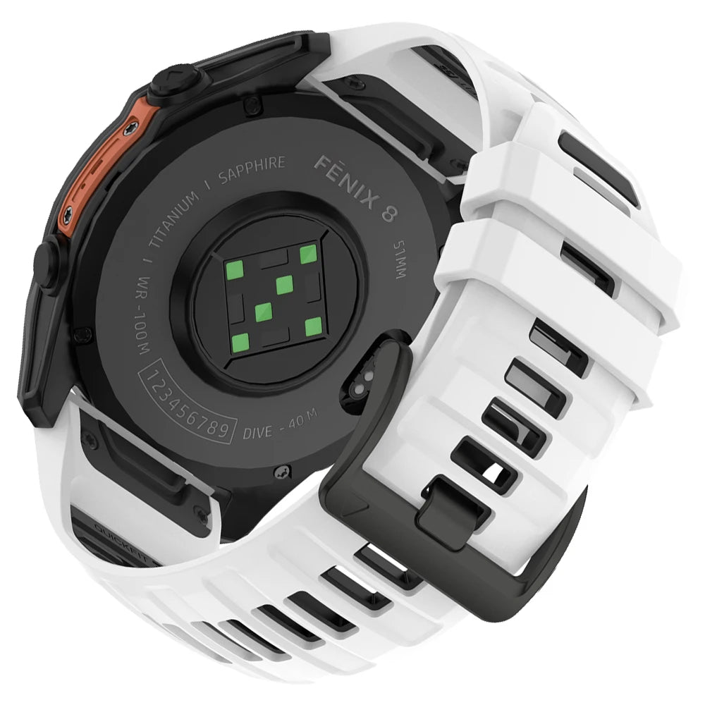 22/26mm Silicone Watchband Fenix 8 Pro Sport Strap For Garmin Tactix 7/Quatix8 Forerunner 970 965 Instinct 2X Quick Fit Bracelet CB DROPSHIPPING