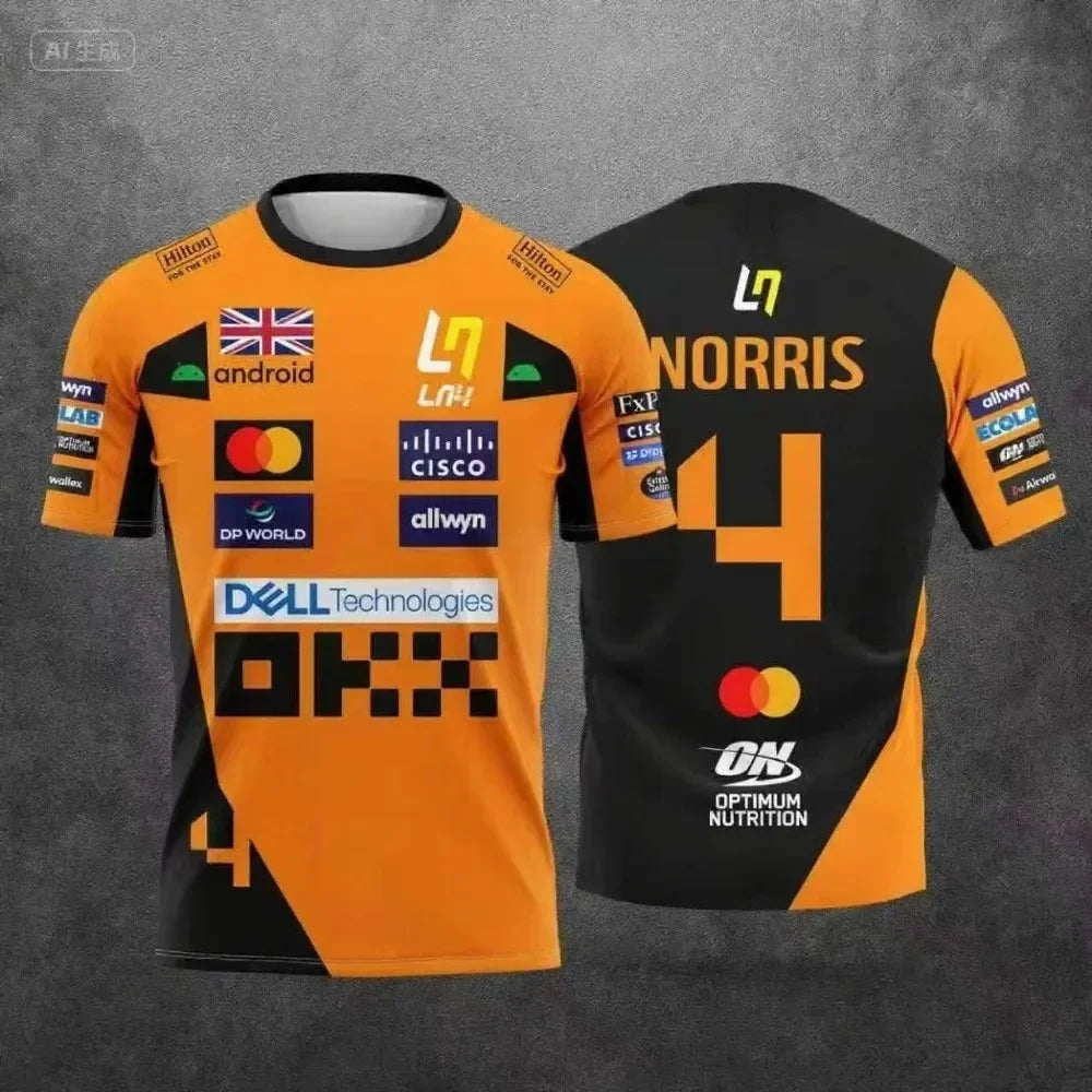 Racing Sport Theme Short-sleeve T-shirt Printed Design Casual Fashion Daily Wear Sports Enthusiasts Must-have Trendy Comfortable CB DROPSHIPPING