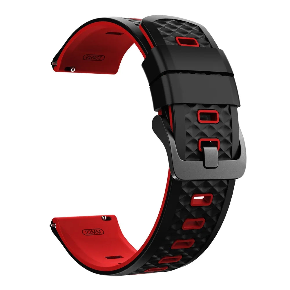 22mm Sport Slicone Strap For OnePlus Watch 3 2 2R 46mm Soft Bracelet For OPPO Watch X X2 4 Pro/Mi Watch 2 Pro S4 S3 S1 Watchband CB DROPSHIPPING