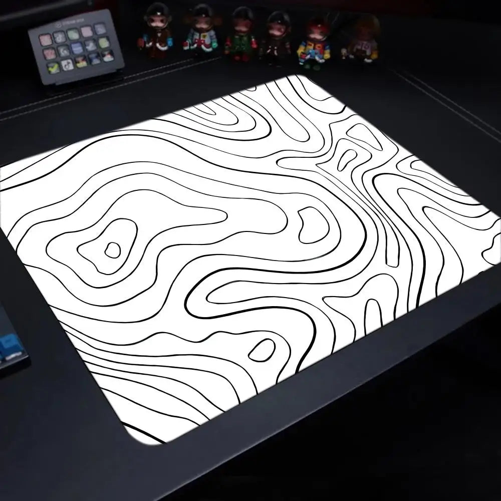 Fluid Mouse Pad 22X18 40X45 Square Computer Accessories Office Game Table Mats Rubber Anti-slip Mousepads Small Decor Desk Pads CB DROPSHIPPING