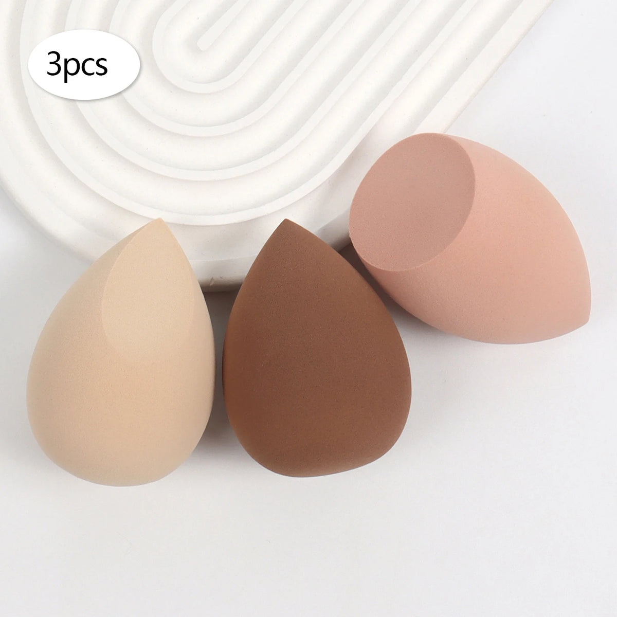 3/8/12/16/24/32/48Pcs Milk Coffee Makeup Sponge, Suitable for Applying and Setting Makeup, Suitable for All Skin Types CB DROPSHIPPING