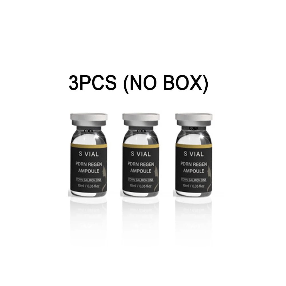 10ml Face Salmon PDRN Renew Skin Booster Barrier Repair Ampoule Essence Set Hydrating Whitening Rejuvenation SkinCare