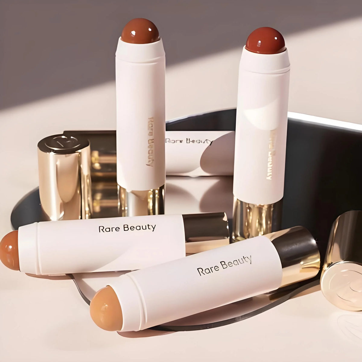 New Rare Beauty Always Sunny Silky Three-dimensional Bronze Contour Stick Natural Shadow Makeup Liquid Blusher Facial Cosmetics CB DROPSHIPPING