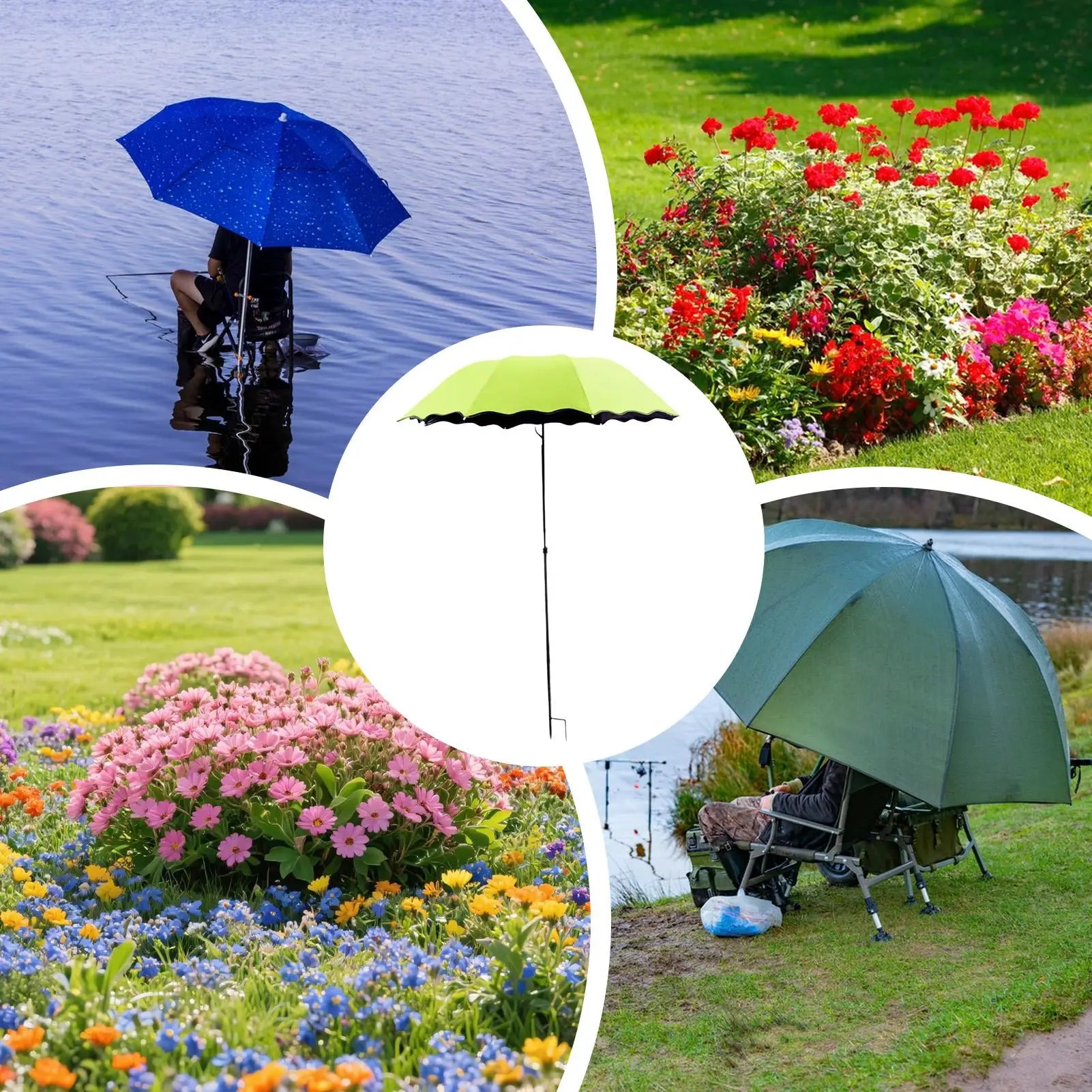 Garden Umbrella for Plants Outdoor Flower Sun Shade Parasol Patio Plants Umbrella for Gardeners Outside Yard Patio Porch