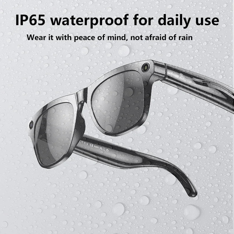 Lenovo AI Smart Glasses With 8K 1200mp Camera Chat Gpt Touch Sport Sunglasses Music Player Bluetooth Calling Voice Assistant CB DROPSHIPPING