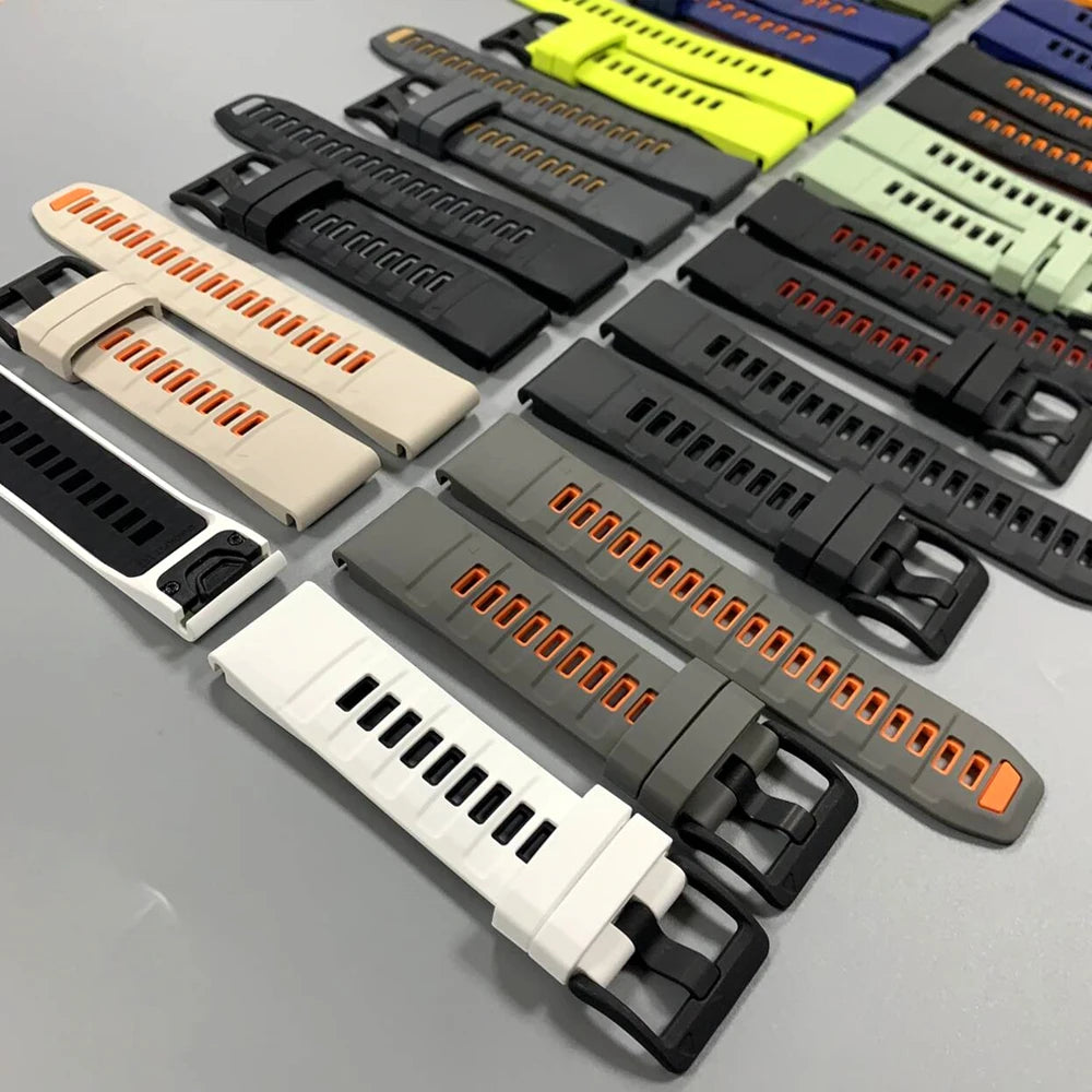22/26mm Silicone Watchband Fenix 8 Pro Sport Strap For Garmin Tactix 7/Quatix8 Forerunner 970 965 Instinct 2X Quick Fit Bracelet CB DROPSHIPPING