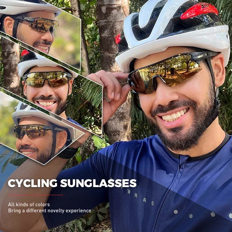 SCVCN UV400 Cycling glasses MTB Road Bike Riding Eyewear Outdoor Sport Sunglasses Running Driving Goggles Men Women camping golf CB DROPSHIPPING