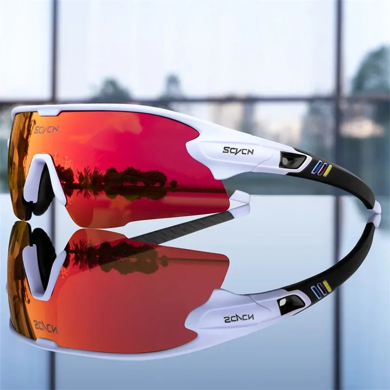 SCVCN UV400 Cycling glasses MTB Road Bike Riding Eyewear Outdoor Sport Sunglasses Running Driving Goggles Men Women camping golf CB DROPSHIPPING