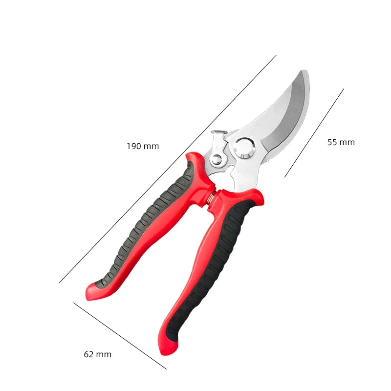 Gardening Shears Ergonomic Handle with Sharp Blades Durable Garden Pruning Shears For Harvesting Flower Fruit Labor Saving Tool