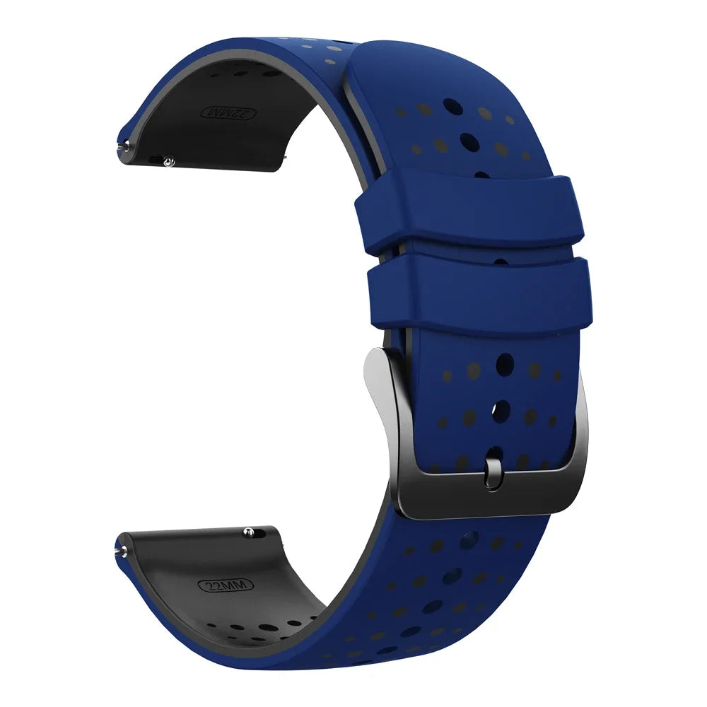 22mm Sport Slicone Strap For OnePlus Watch 3 2 2R 46mm Soft Bracelet For OPPO Watch X X2 4 Pro/Mi Watch 2 Pro S4 S3 S1 Watchband CB DROPSHIPPING
