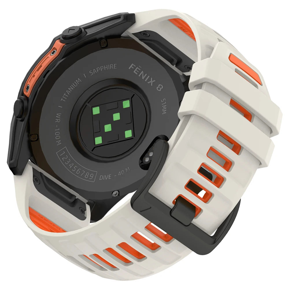 22/26mm Silicone Watchband Fenix 8 Pro Sport Strap For Garmin Tactix 7/Quatix8 Forerunner 970 965 Instinct 2X Quick Fit Bracelet CB DROPSHIPPING