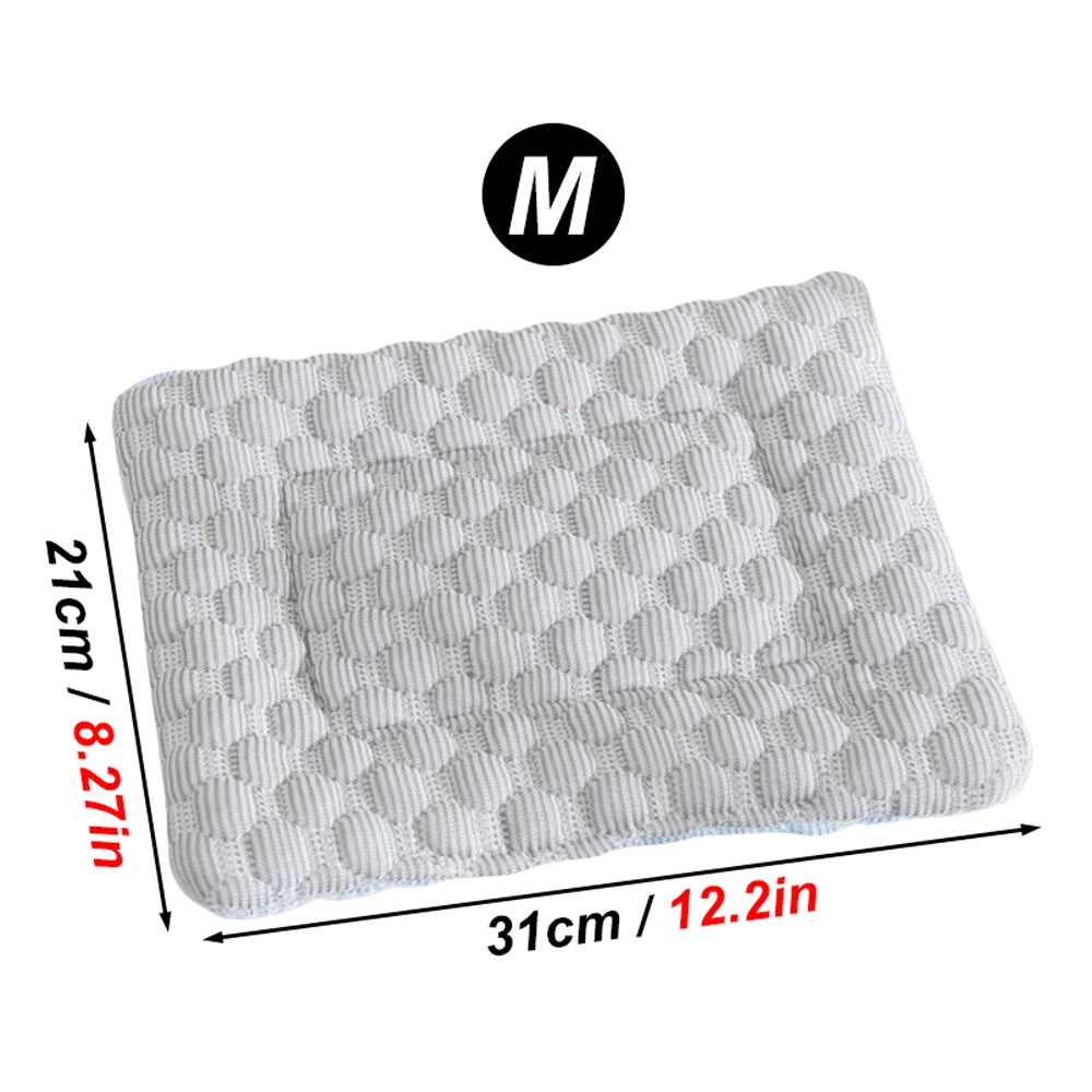 1 PC Summer Cooling Pet Mat Soft Breathable Self-Cooling Blanket Mat for Small Animal Hamster Guinea Pigs Chinchillas Rat Rabbit CB DROPSHIPPING