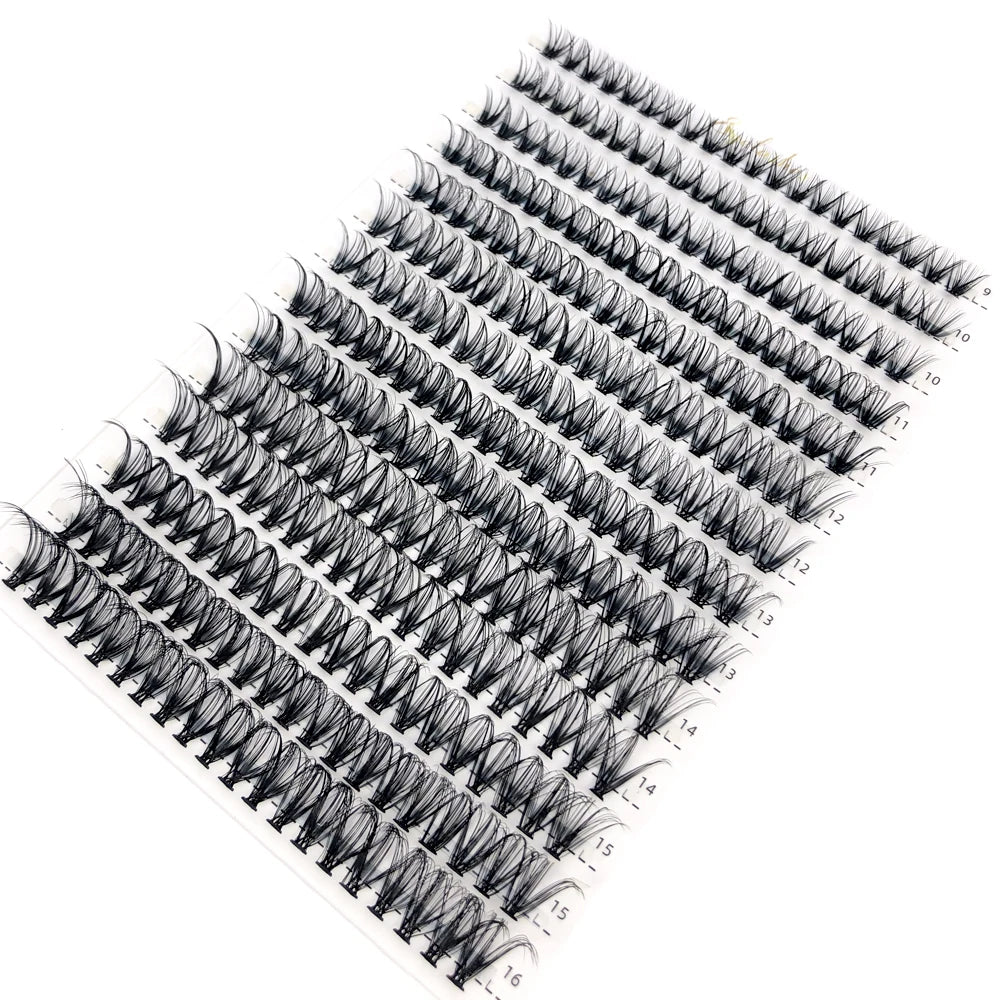 AMSDCN 100/280 clusters 30D 40D 60D 80D curly eyelashes naturally soft DIY makeup false eyelashes