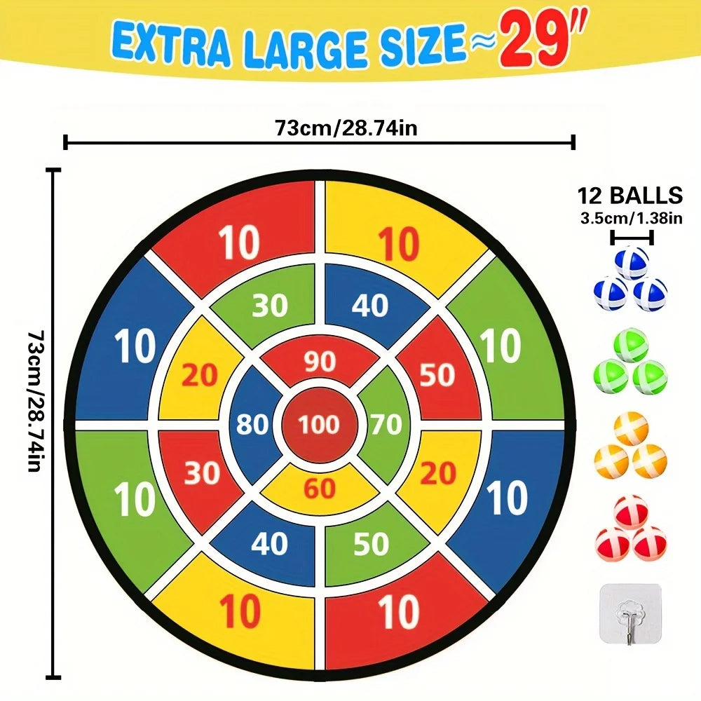 Montessori Throw Sport Slingshot Target Sticky Ball Dartboard Basketball Board Games Educational Children's Outdoor Game Toy CB DROPSHIPPING