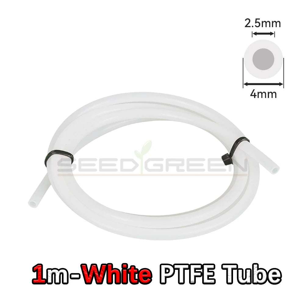 For Bambu Lab Ptfe Tube 2 5mm 4mm P1S P1P AMS A1 Mini 3D Printer Teflonto Pipe X1C Bambulab Ptfe Tube 5m/10m White Grey AMS LITE CB DROPSHIPPING