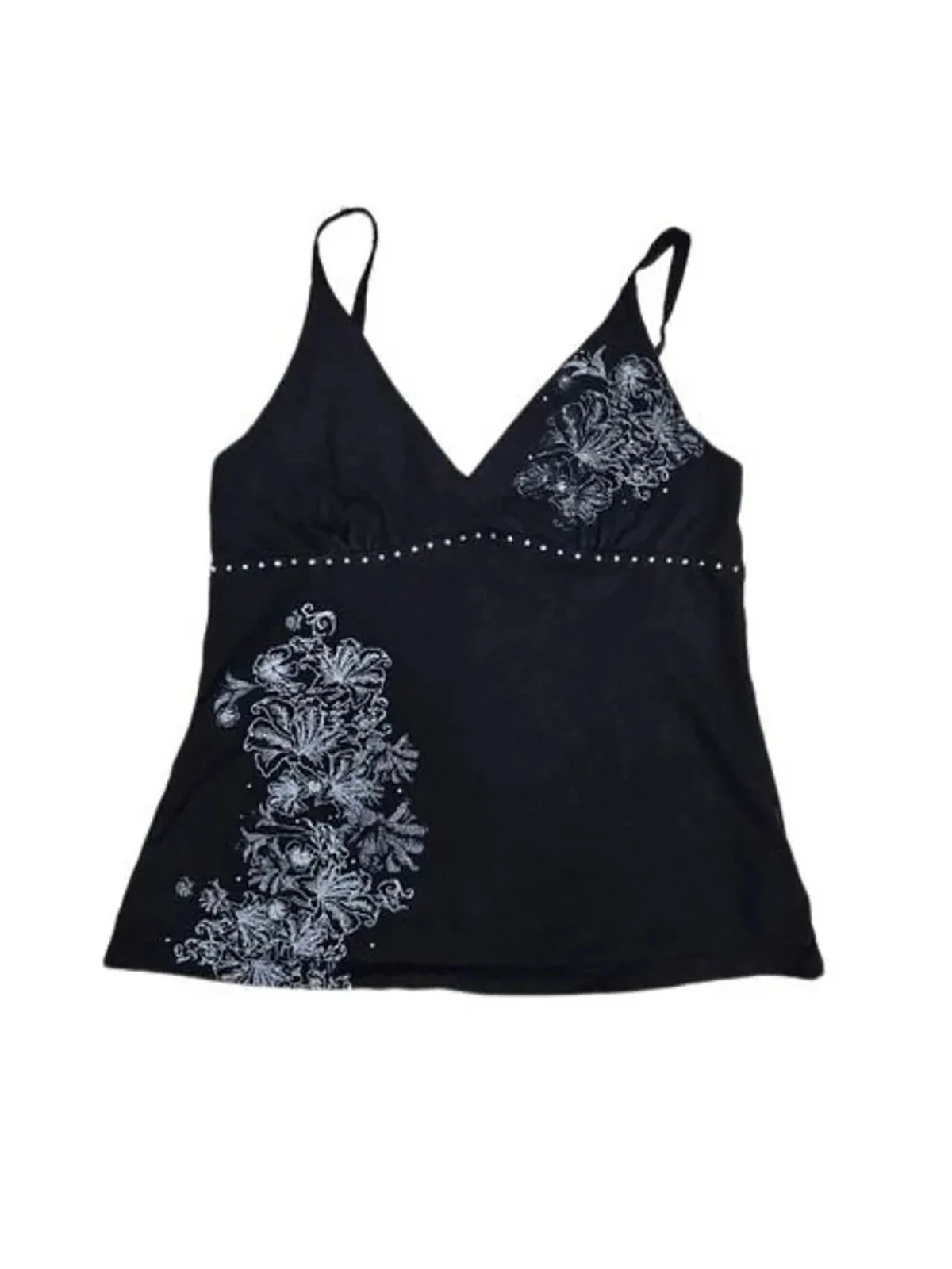 New Style Elegant Style Slim Fit Slimming Floral Retro Printed Chest Strap Cross-Border Sleeveless Vest