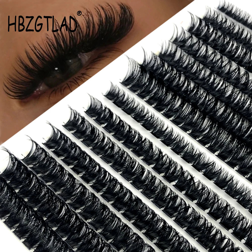 AMSDCN 100/280 clusters 30D 40D 60D 80D curly eyelashes naturally soft DIY makeup false eyelashes