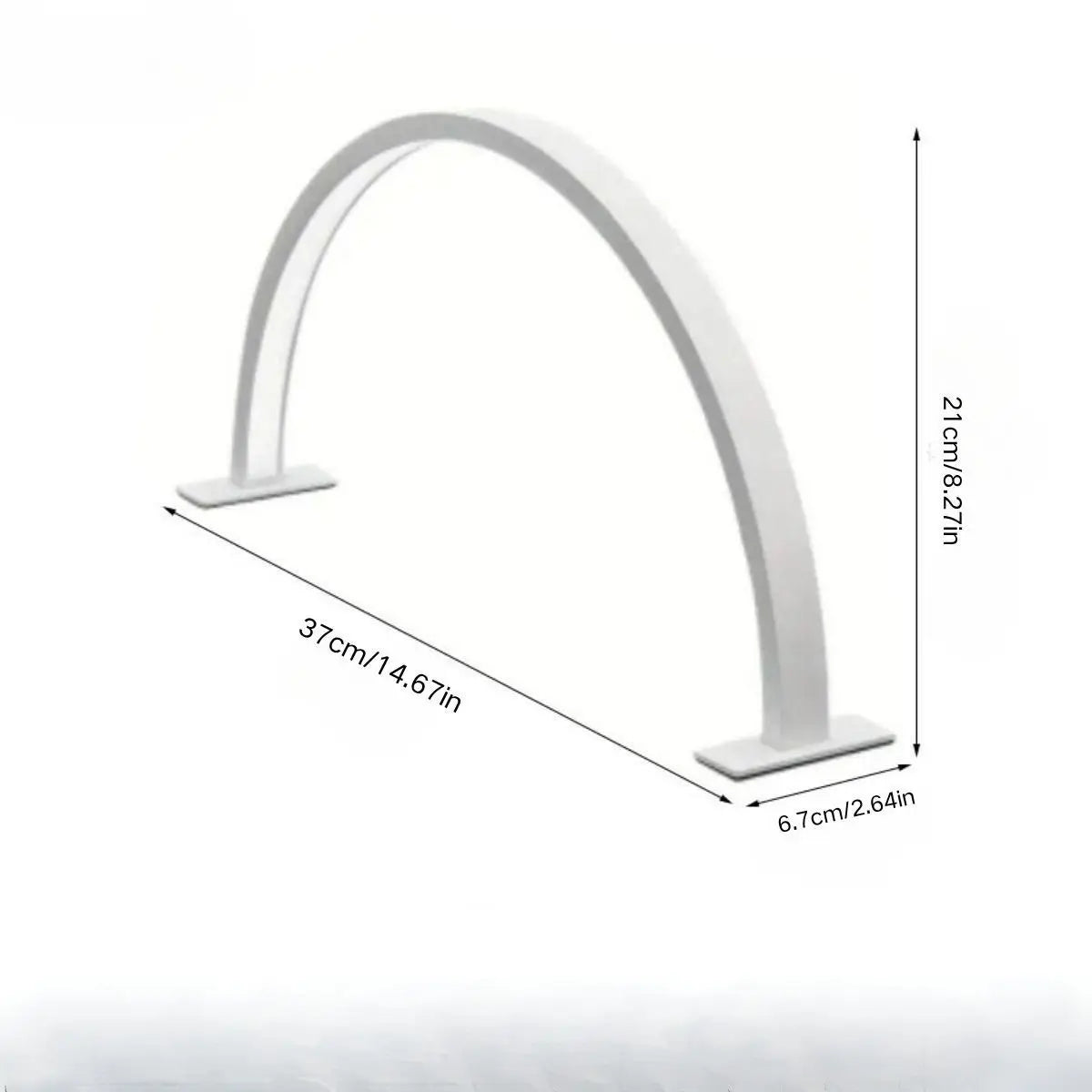The 1pc crescent shaped nail lamp has adjustable brightness and color temperature, suitable for extending nails, eyelashes, and