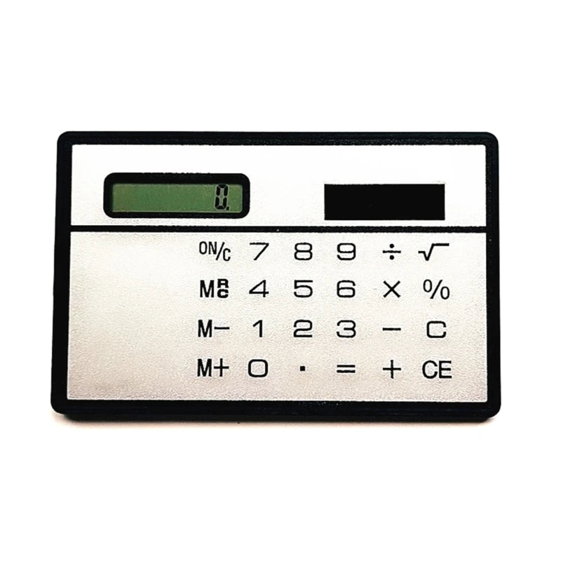 Solar Powered Calculator 8 Digit Mini Calculator Small Basic Standard Calculator CB DROPSHIPPING